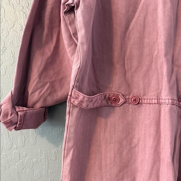 Universal Thread Pink Corduroy Jumpsuit Relaxed Fit - Picture 9 of 9